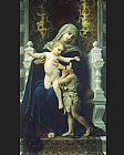The Virgin Baby Jesus and Saint John the Baptist by William Bouguereau